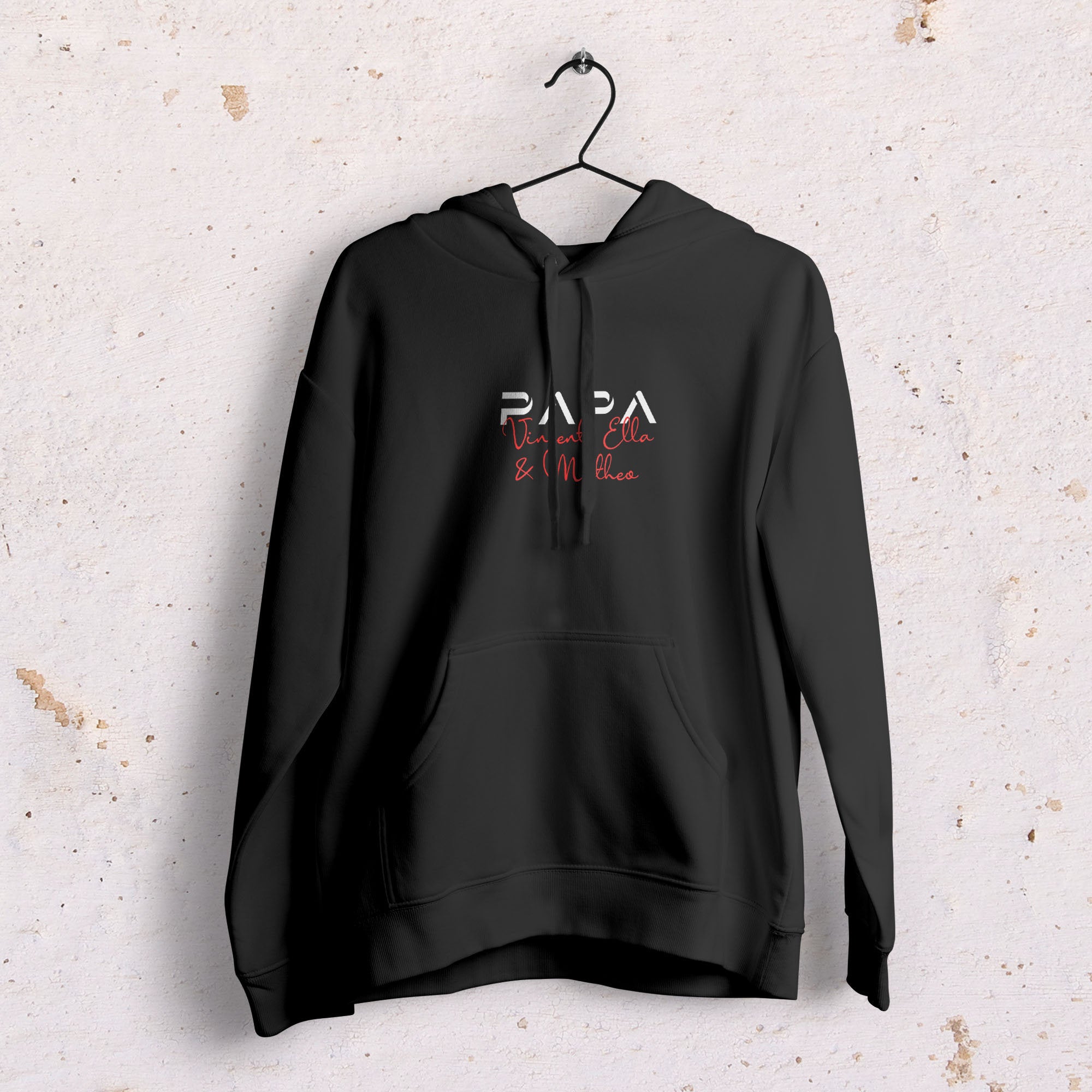 Papa Hoodie II personalisiert mit Name