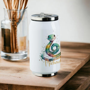 individuelle Kinder Trinkflasche, Thermoflasche personalisiert mit Name, 280ml