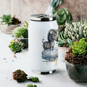 individuelle Kinder Trinkflasche, Thermoflasche personalisiert mit Name, 280ml